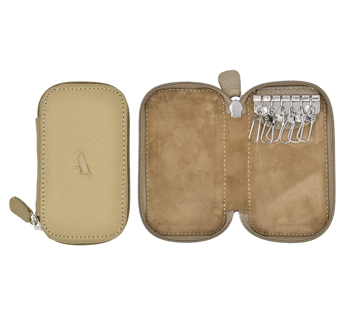 Amazon.com: Adamis Full Grain Genuine Leather Keychain