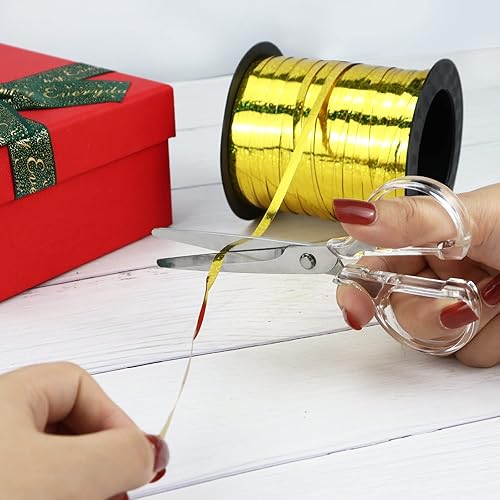 Miniatura 4 de Tijeras acrílicas, tijeras de acero inoxidable con mango acrílico transparente para oficina, tijeras de acrílico para cortar artes, tela,