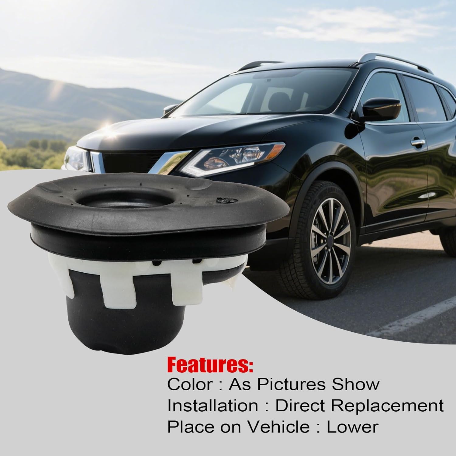 Steering Column Rack Lower Seal 48989-JD02C 48989-JD01A Compatible with 2011-2017 Nissan Juke 2014-2015 Rogue Select 2008-2013 Rogue 48989-JD02A 48989JD02C