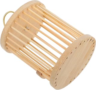 Portable Wooden Cricket Cage with Ample Space for Breeding and Transport, Suitable for Crickets and Grasshoppers, Insect Habitat Box for Pet Insect Feeding and Observation