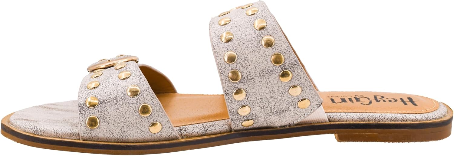 Corkys Footwear Hey Girl Women's Hey Hottie Sandal – Western-Inspired Sandal with Adjustable Buckle Straps, Stud Details, and Lightly Cushioned Insole