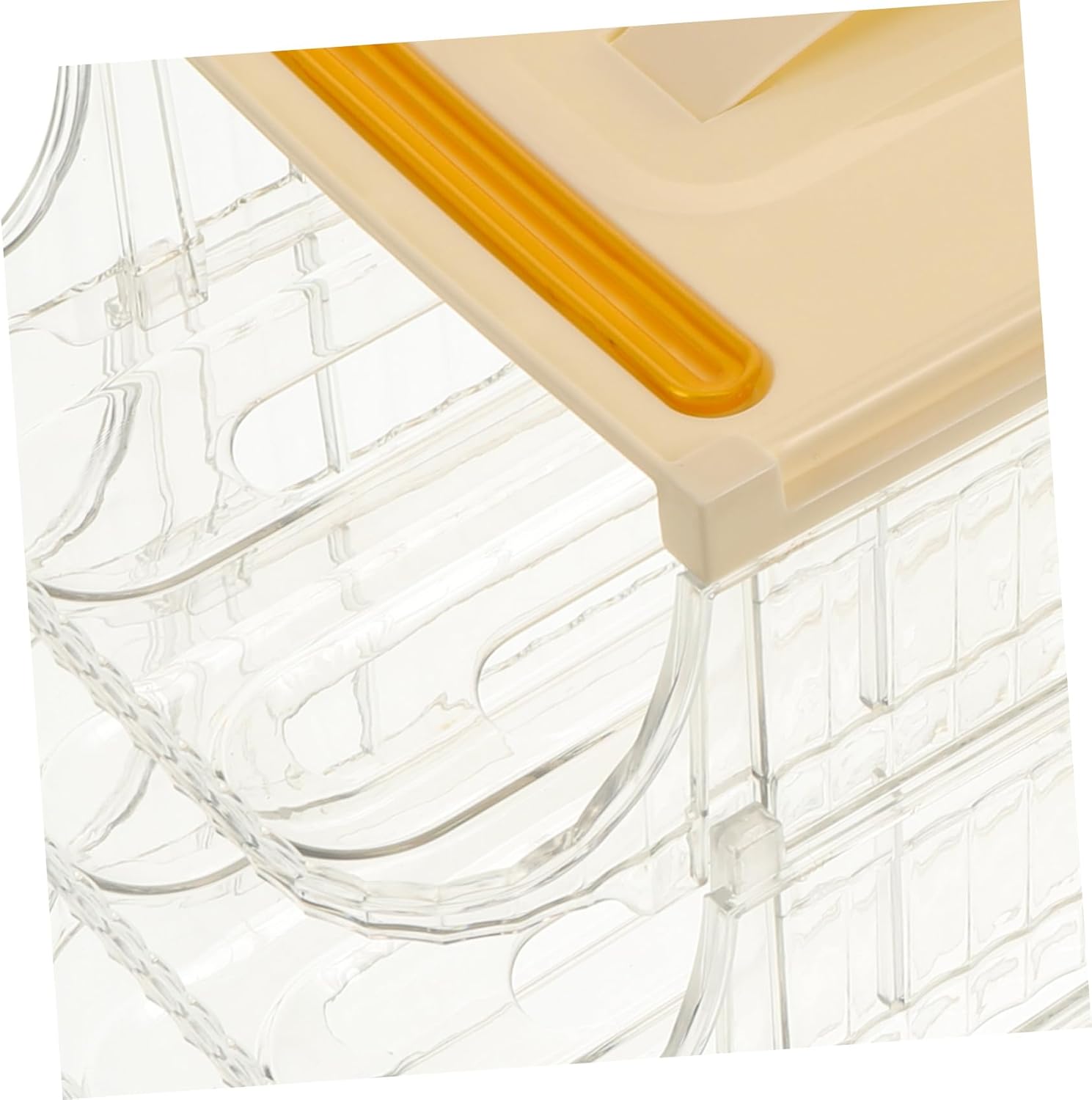 Unomor Egg Dispenser Carton Rolling Egg Holder for Refrigerator Fresh Storage