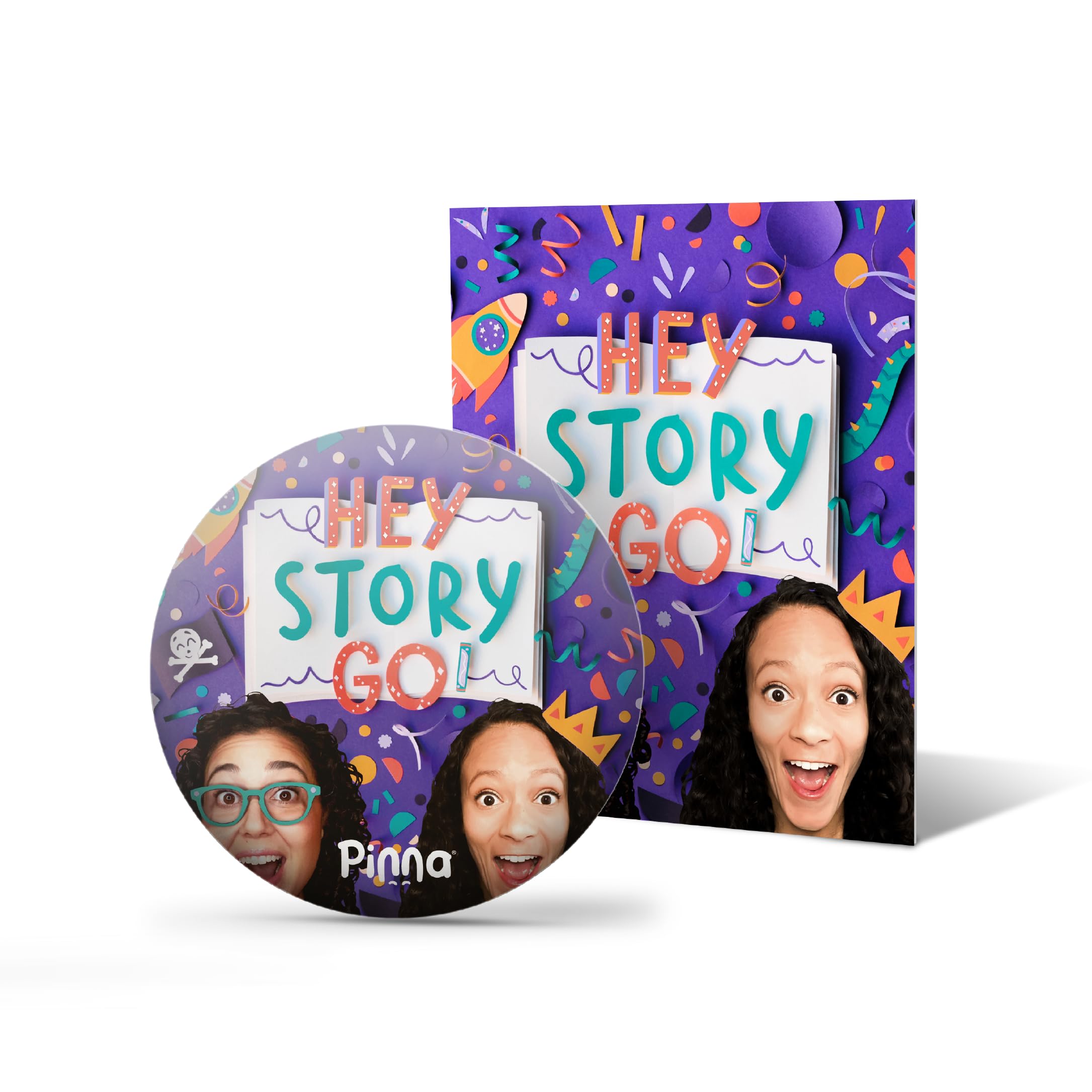 StoryShield, Pinna Screen-Free Interactive Audio Storytelling Disk, Hey Story Go!