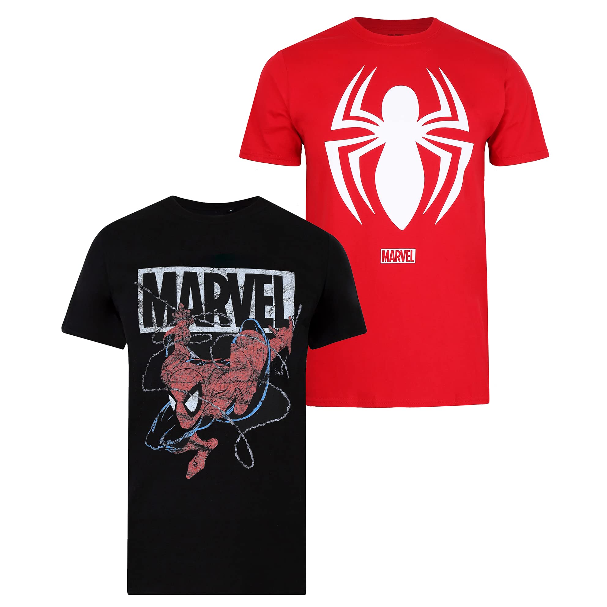 MarvelMen's Spiderman Pack a T-Shirt (pack of 2)