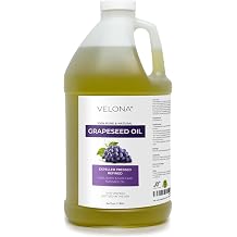 velona Grapeseed Oil - 64 fl oz, Expeller Pressed, Refined
