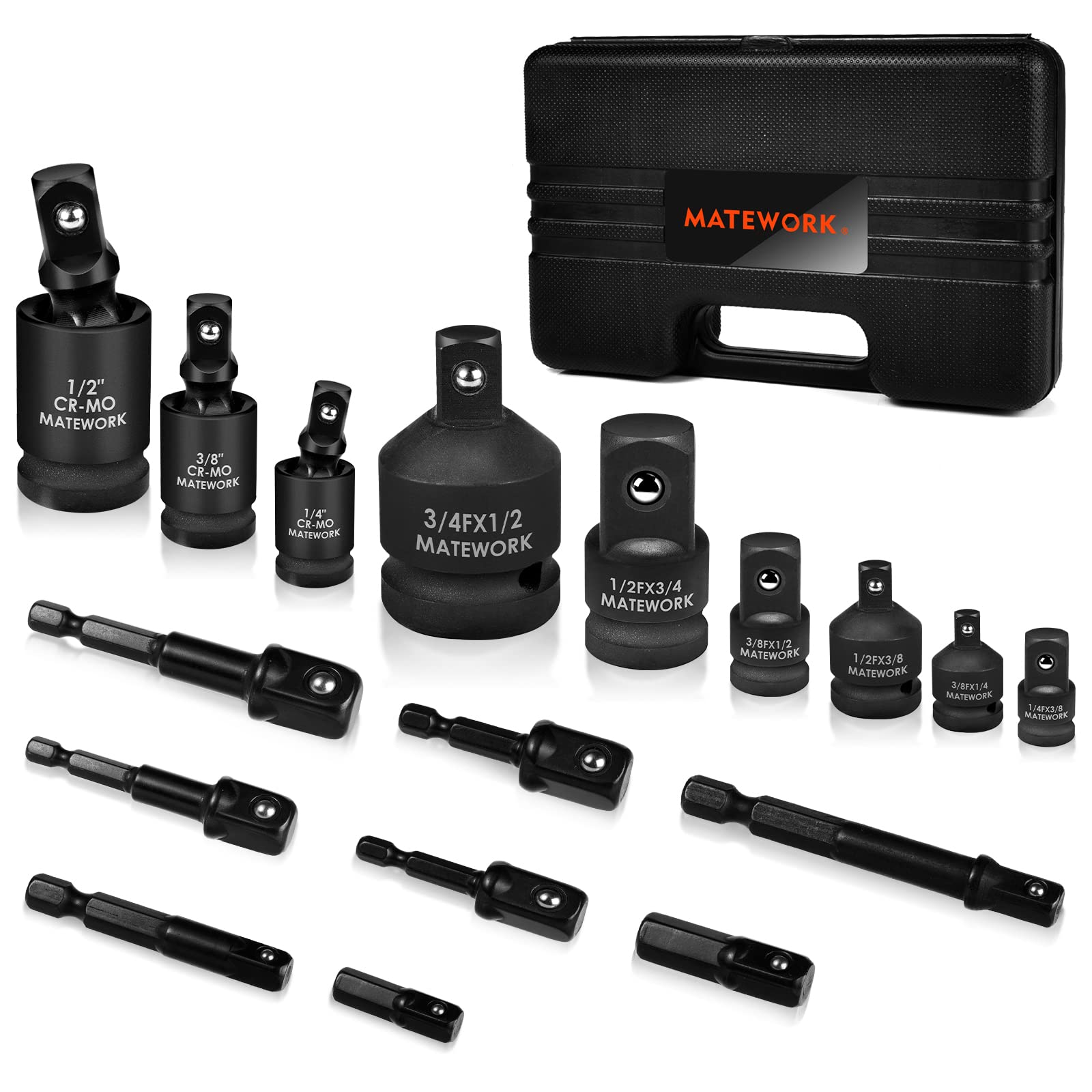 Socket Adapter Reducer Set Snapklik.com : MATEWORK Socket Adapter Set And Reducer 17 Piece
