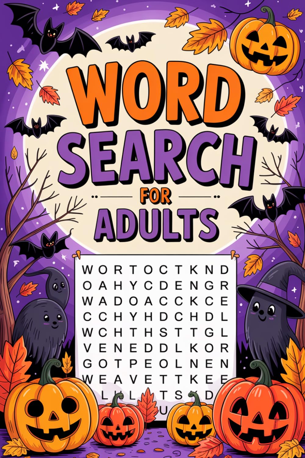 Halloween Word Search Book for Adults: Reset-Ready Lexicon Puzzle Workbook for Grown-Ups