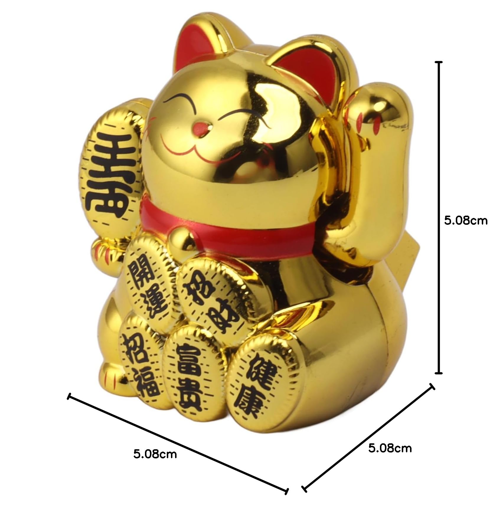 Gatto Ondeggiante ad Energia Solare, Decorazione da 5 cm, per Auto e Ufficio, #4