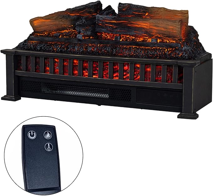 Chimenea Eléctrica Country Living 27 Pulgadas LED Negro miniatura 9