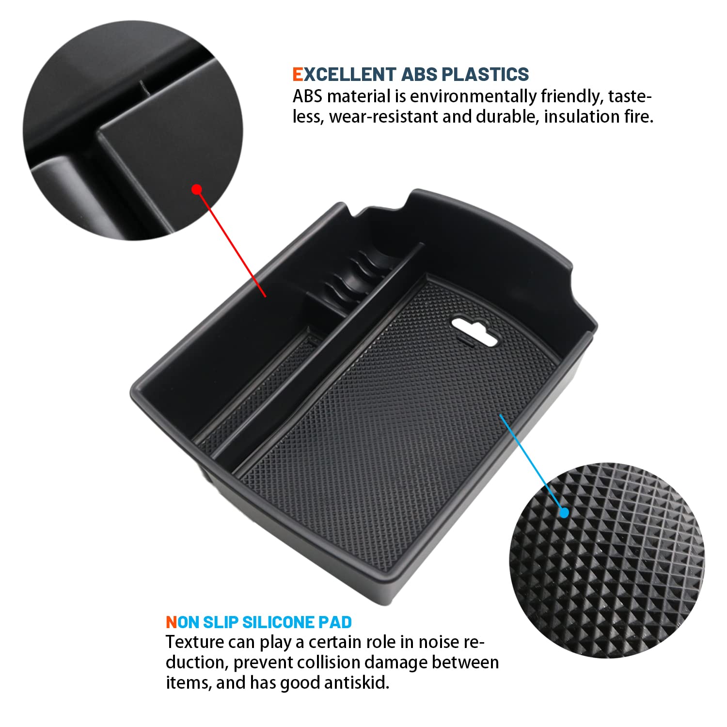 Ruiya Compatible Avec Kia Sorento MQ4 2020-2024 2025 Boîte De Rangement Pour Porte, Boîte De Rangement Plateau De Rangement De La Portière De Voiture Organiseur Sorento Accessoies [4 Pièces