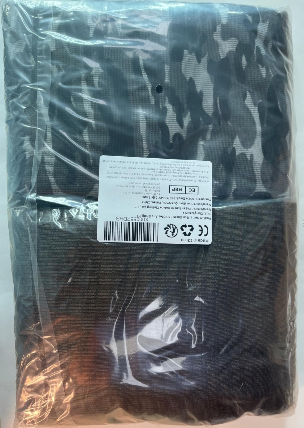 Calzini per fucili e fucili da caccia in 4 pezzi | Calzini per fucile a maglia 132 cm x 15 cm - Calze per armi con design elastico e chiusura a coulisse per la caccia | Antipolvere