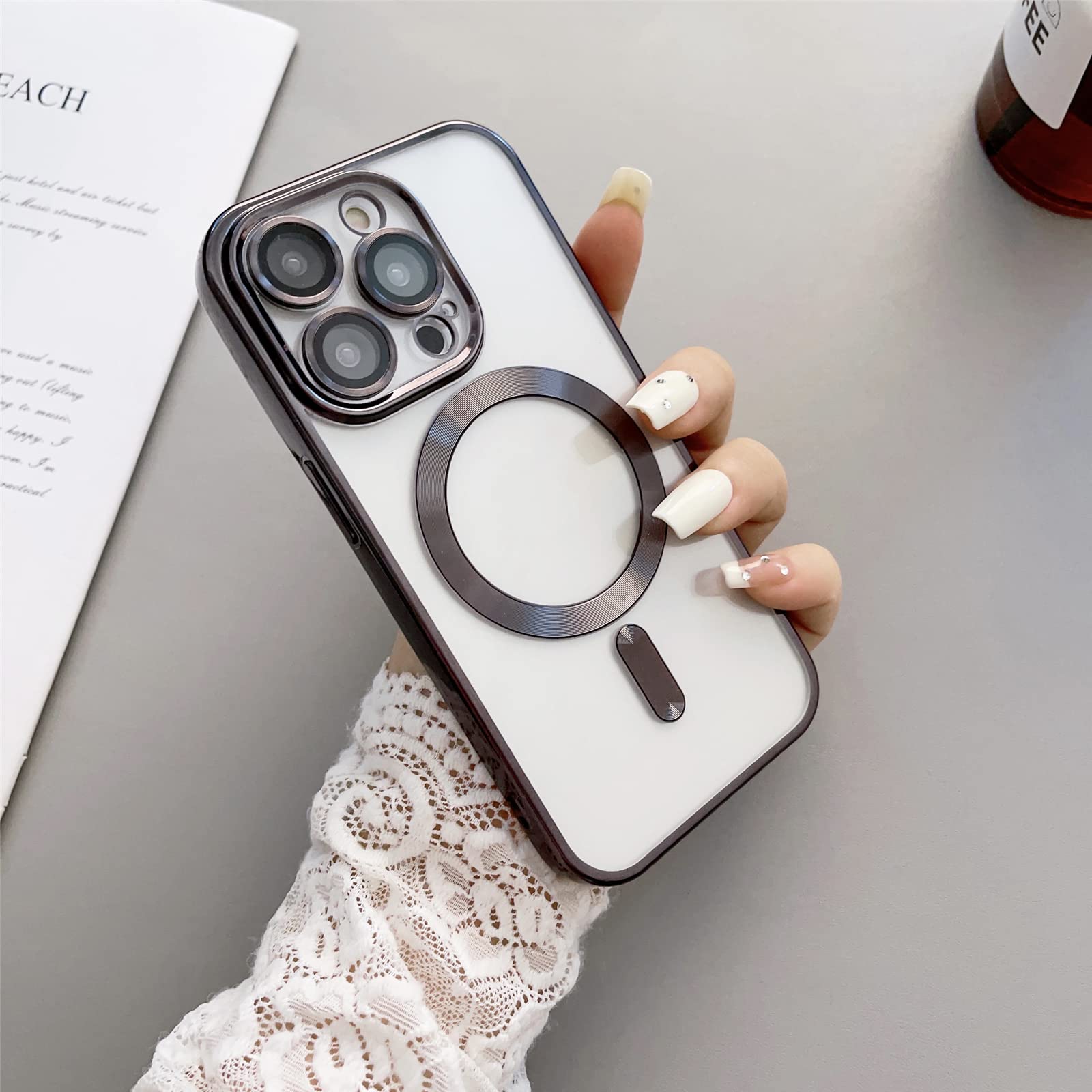 ORDA Custodia magnetica per iPhone 11 Pro, compatibile con
