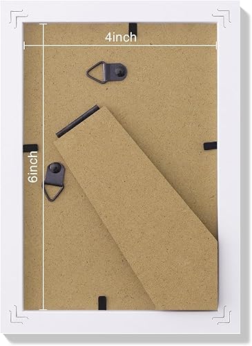 Vista 992 de Vittanly - Juego de 9 portarretratos, plexiglás resistente a rupturas, exhibe fotos de 12 x 12 pulgadas o, con paspartú, de 8 x 8 pulgadas, marcos