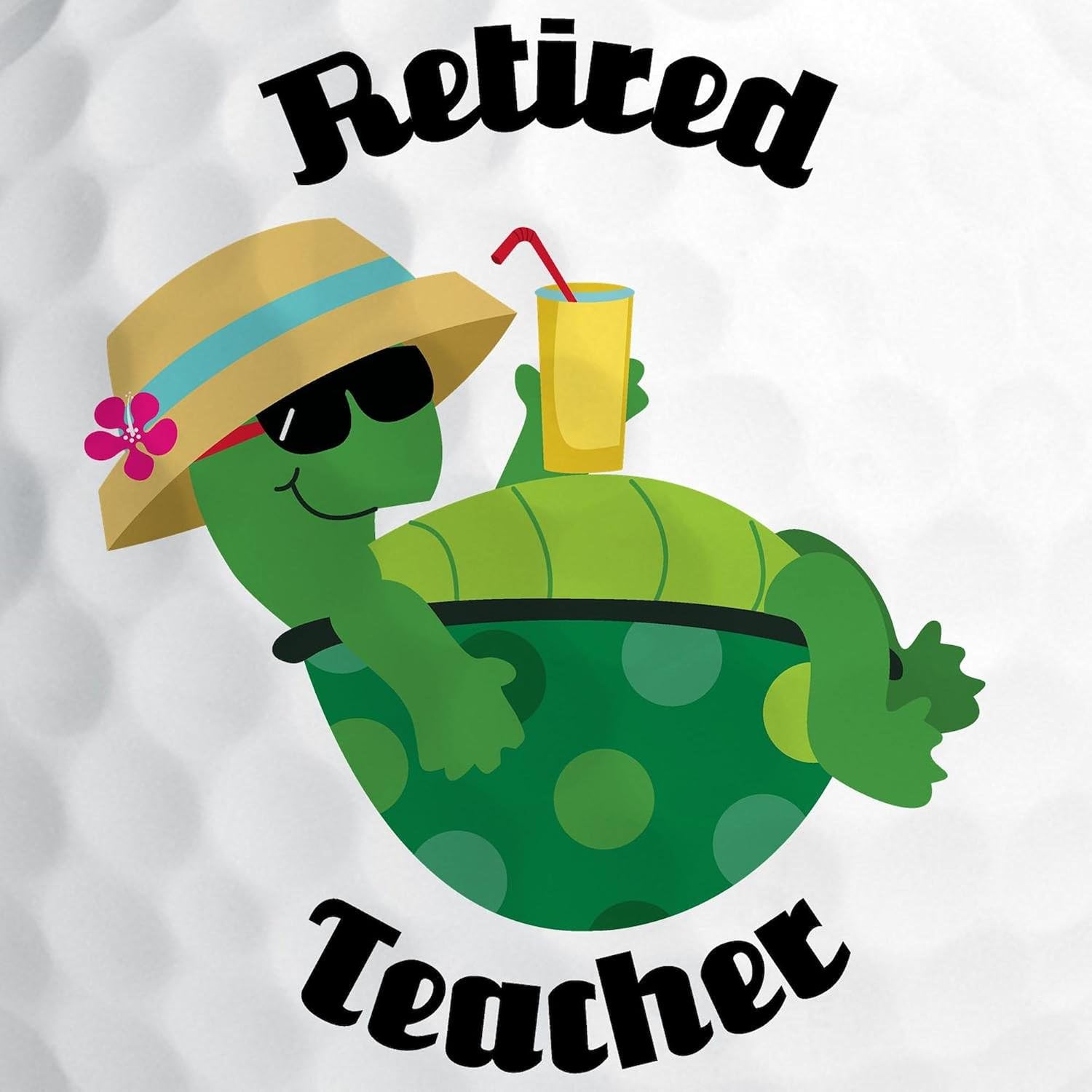 CafePress Retired Teacher Turtle Novelty Golf Balls (Pk of 12)
