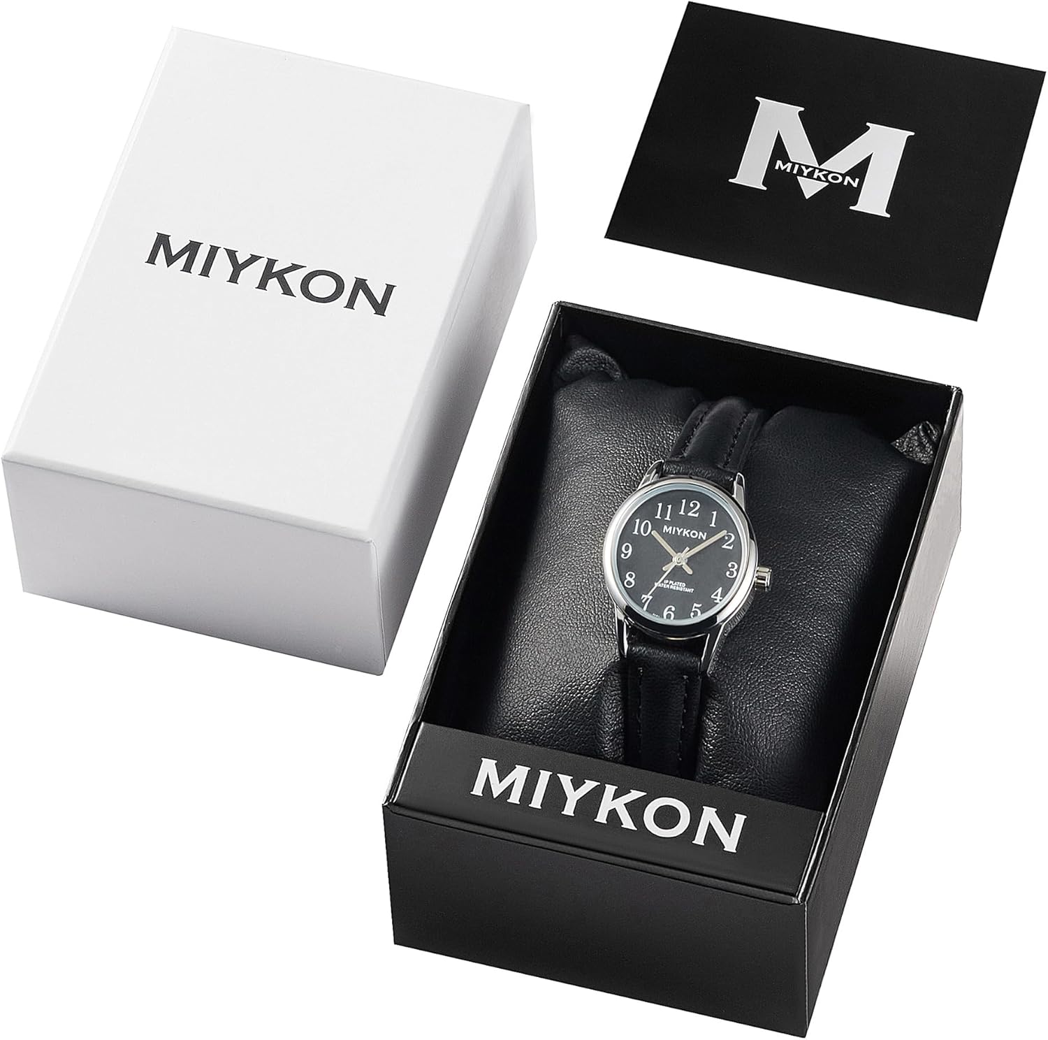 Miykon Dainty Minimalist Dress Watches for Women – Small Easy Reader Analog Watch with Genuine Leather Strap and Second Hand – Japanese Quartz, Waterproof to 100ft - Image 7