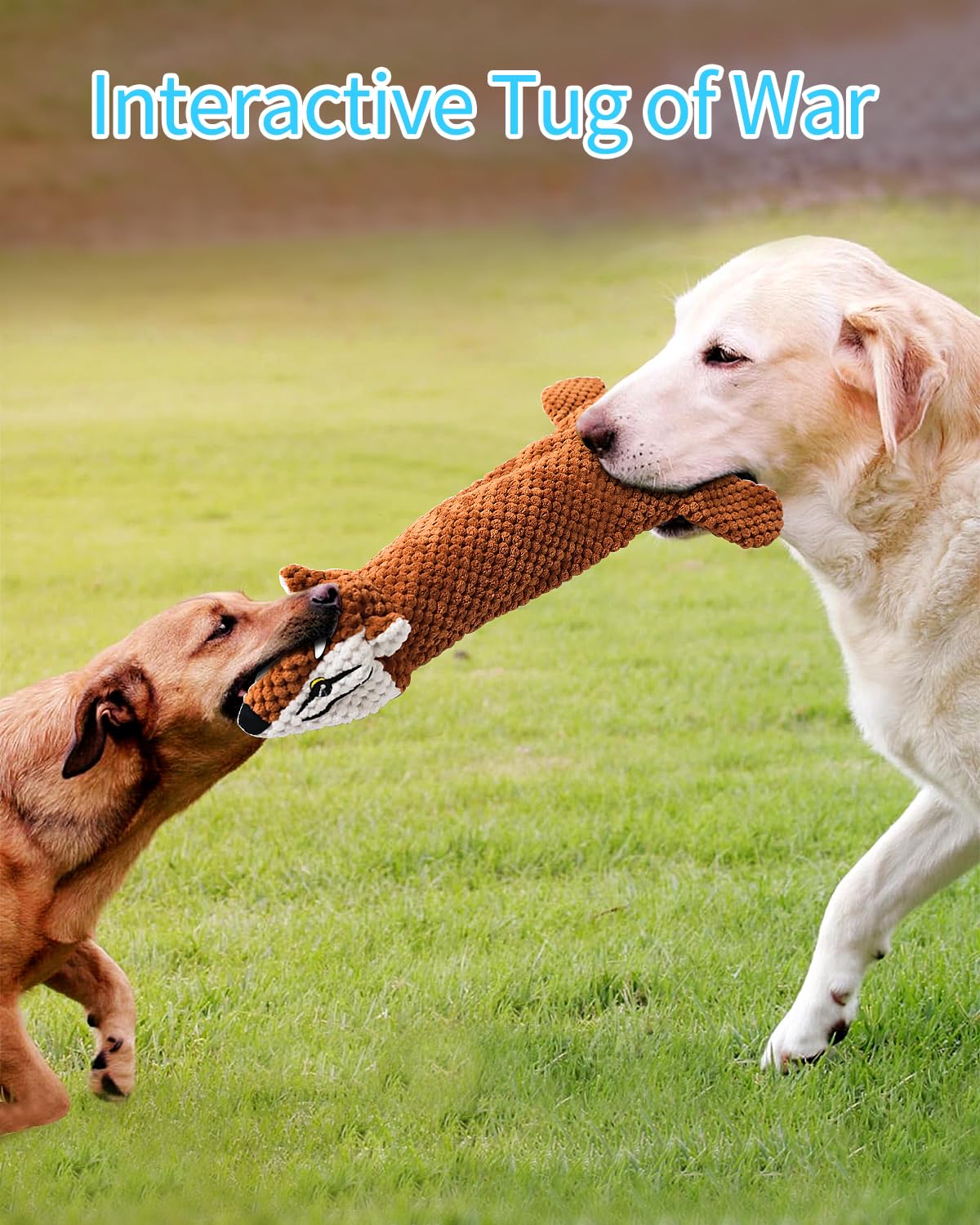Juguetes para perros, juguete de peluche chirriante sin relleno para perros pequeños, medianos y grandes, botella de agua interactiva para dentición para cachorros, juguete masticable para