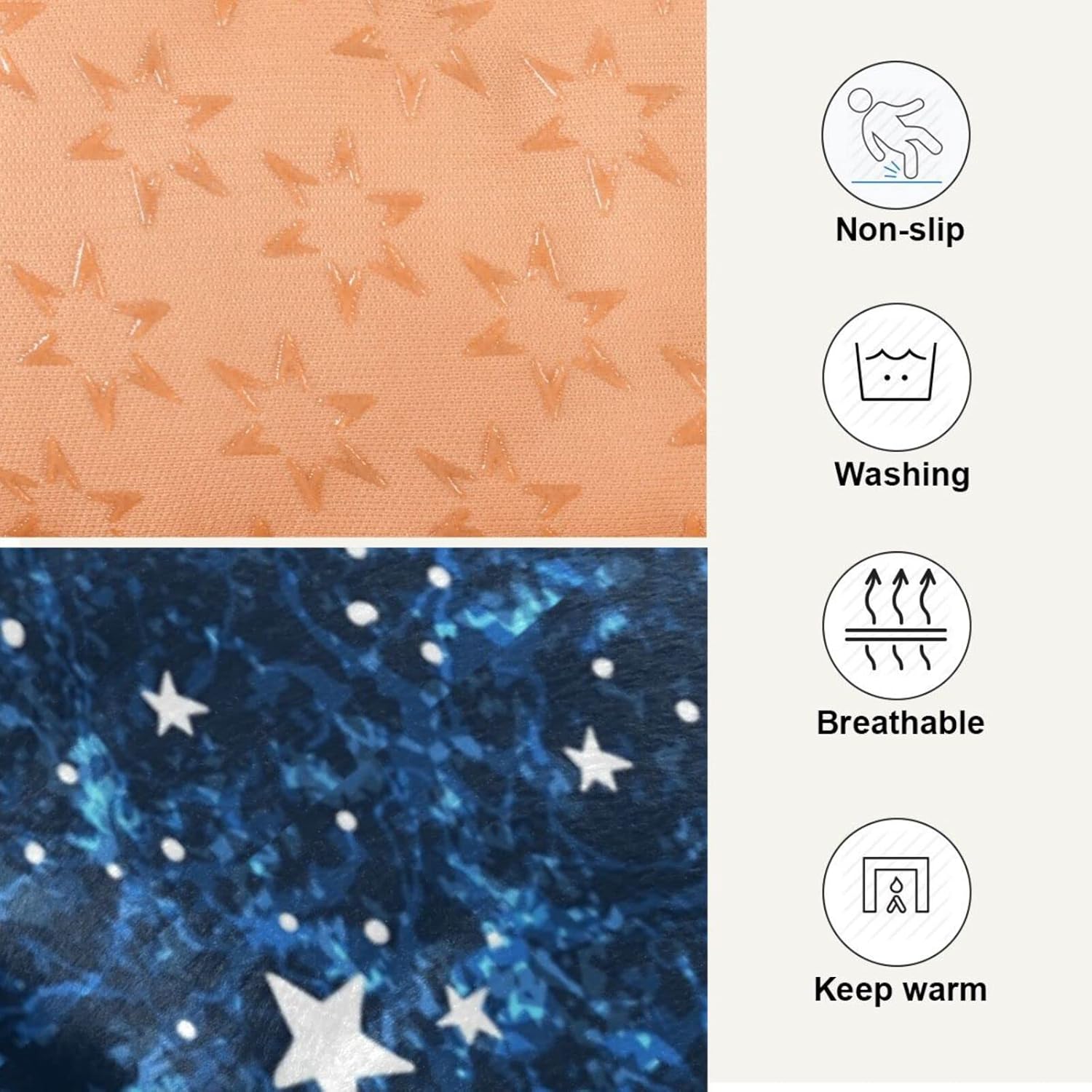 review Ultra Soft Pet Bed Washable Dog Bed Crate Mat for Dogs Fleece Dog Crate Kennel Pad Cat Pet Bed Liner 36x24in Blue Stars on Night Sky