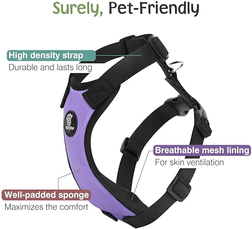 Miniatura 3 de Cinturón de seguridad para perro, chaleco de seguridad para perro con hebilla ajustable, cinturón de seguridad para perro, cinturón de seguridad de