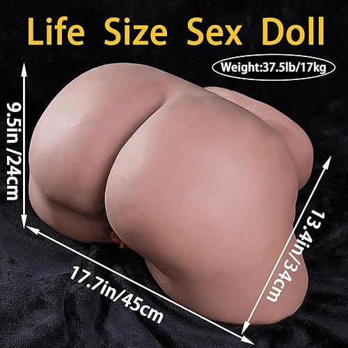Miniatura 22 de Muñeca sexual de 11 libras masturbador masculino con vagina anal Stroker sexual realista de gran trasero marrón, muñecas sexuales de bolsillo, coño