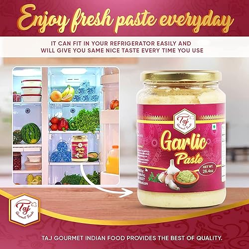 Miniatura 3 de TAJ Puré de ajo  Puré de ajo fresco para cocinar  10.58 oz (10.5 onzas)