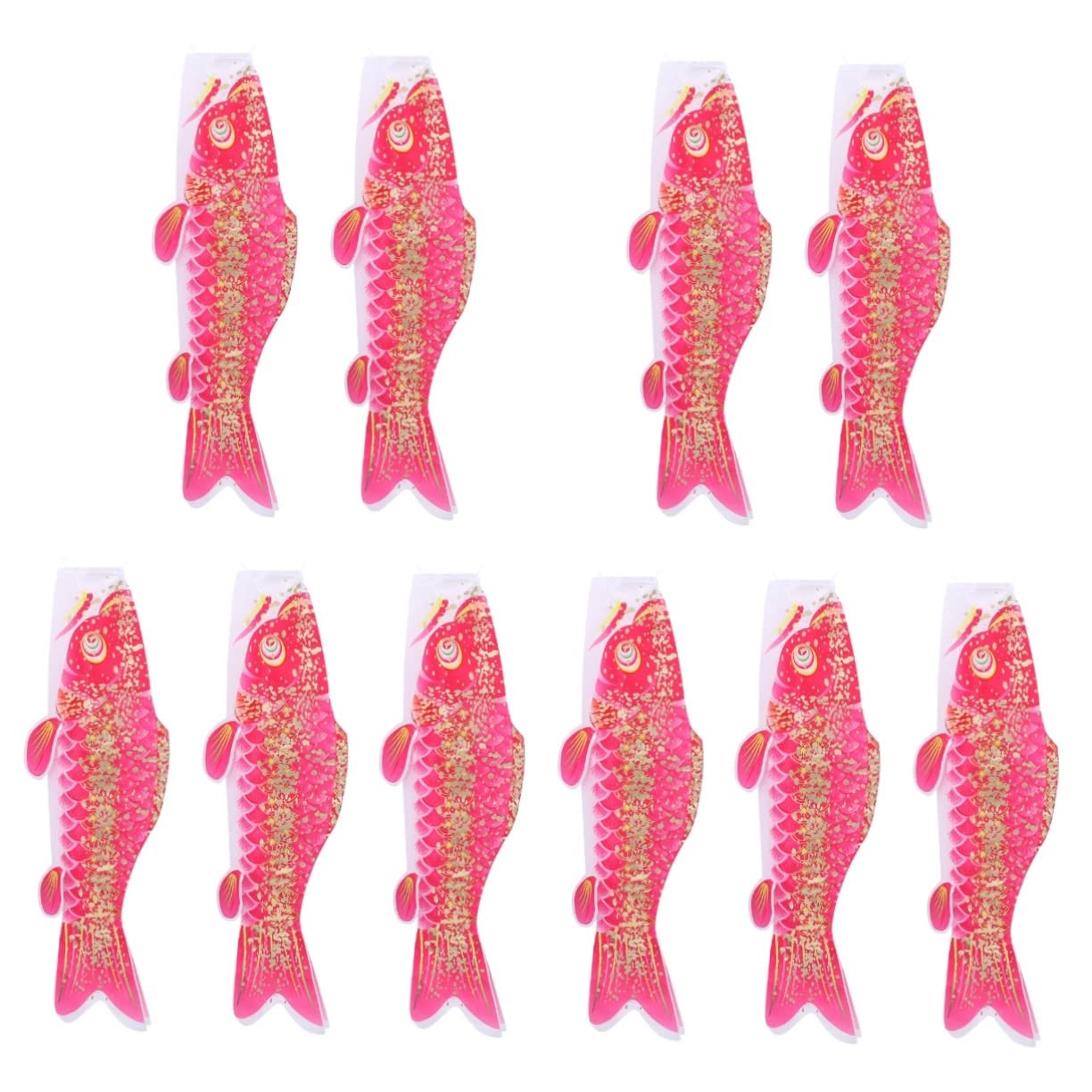 YARNOW 10 pcs Shaped Outside Decor Restaurant Bar Patio Japanese Flags C Cm Traditional Streamer Banner Hanging Front Garden Flag Style Kite Lawn Windsock for Room Yard Fish Carp Izakaya