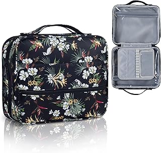 Gloppie Neceser de viaje para mujer, bolsa de...