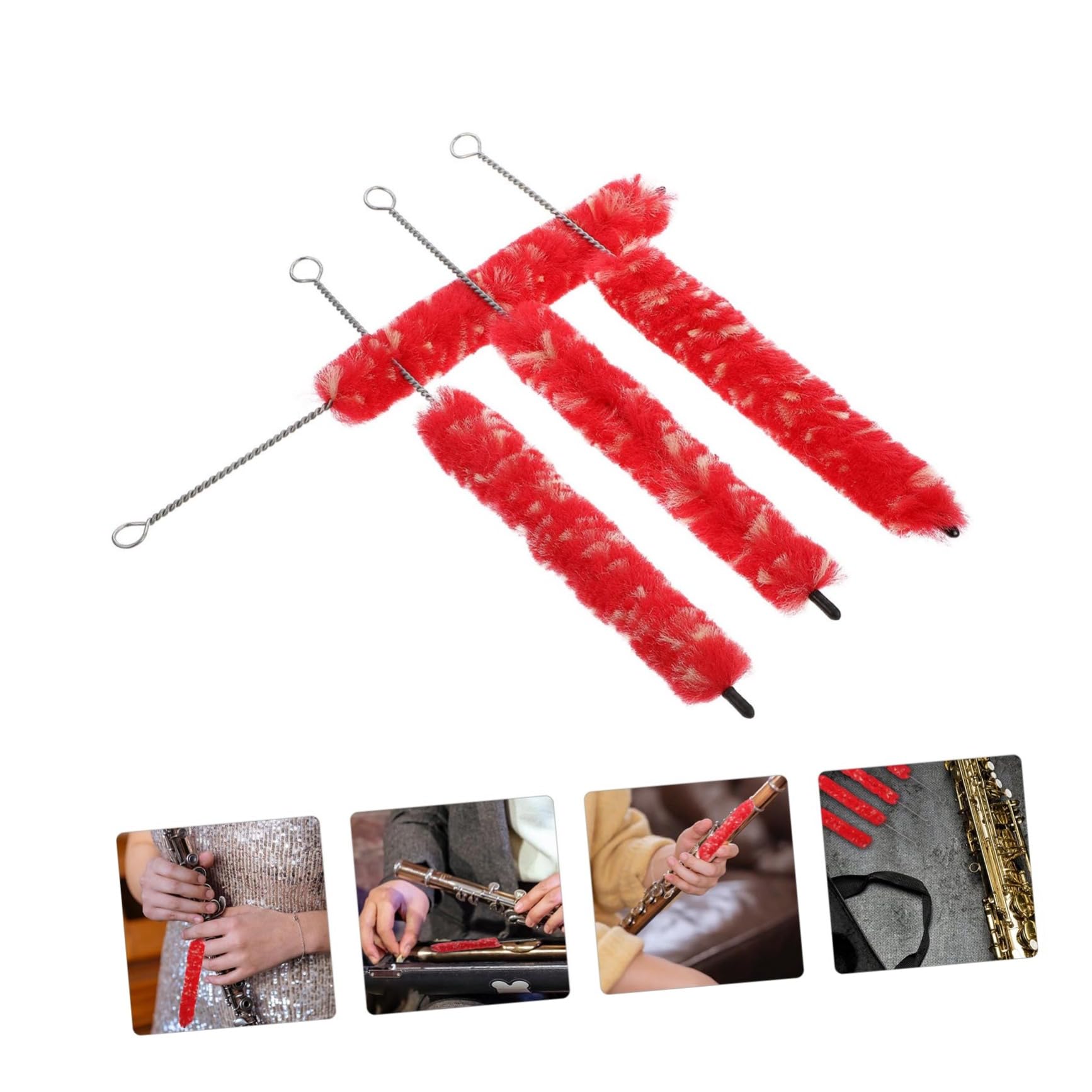 ifundom 12piezas Cepillos De Limpieza Para Herramientas Prácticas De Para Instrumentos De Viento Color Aleatorio