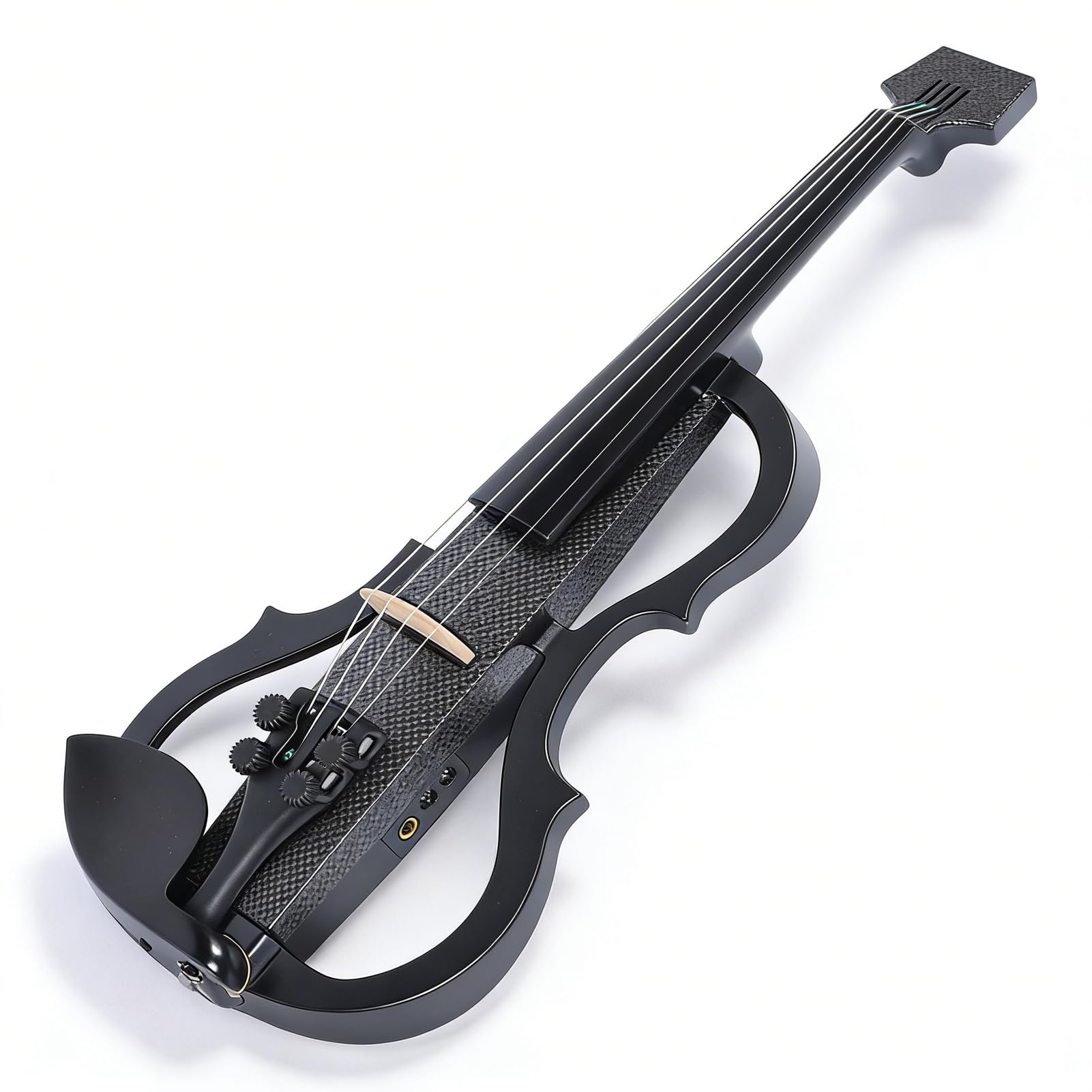 Violon électrique silencieux 4/4 avec micro intégré noir - 8