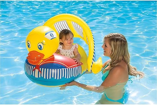 Miniatura 6 de Poolmaster 81549 - Flotador de piscina para aprender a nadar con protección solar buggy