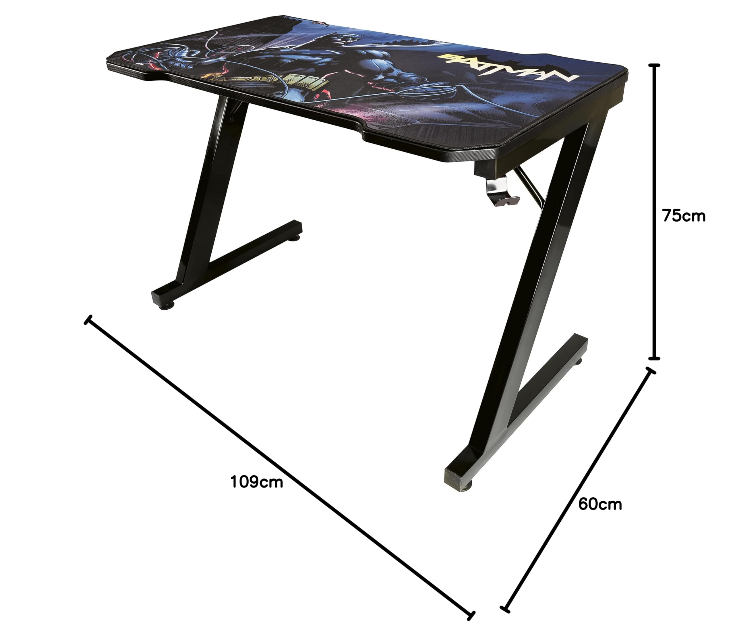 Tappetino Antiscivolo Per Sedili Da Gaming Subsonic – Licenza Ufficiale Batman, 100x100 Cm, Schiuma, Protegge Il Pavimento E Facilita Gli Spostamenti