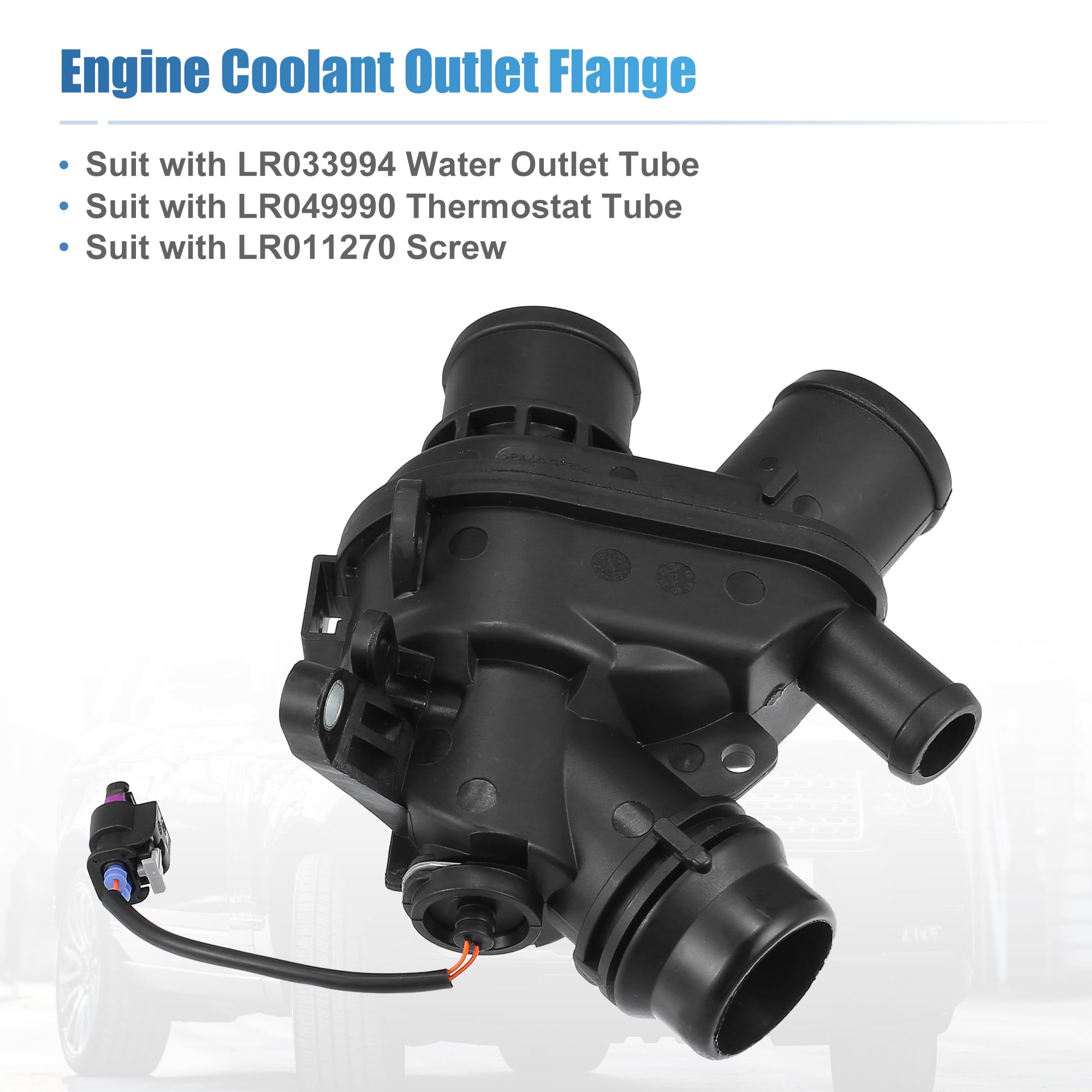 Amazon.com: X AUTOHAUX No.LR117568/AJ813986 Thermostat Housing  