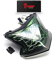 Vista 24 de MZS Luz trasera para motocicleta, LED de señal de giro integrada parpadeante humo compatible con FZ1 Fazer 2006-2015 / FZ8 2011-2013