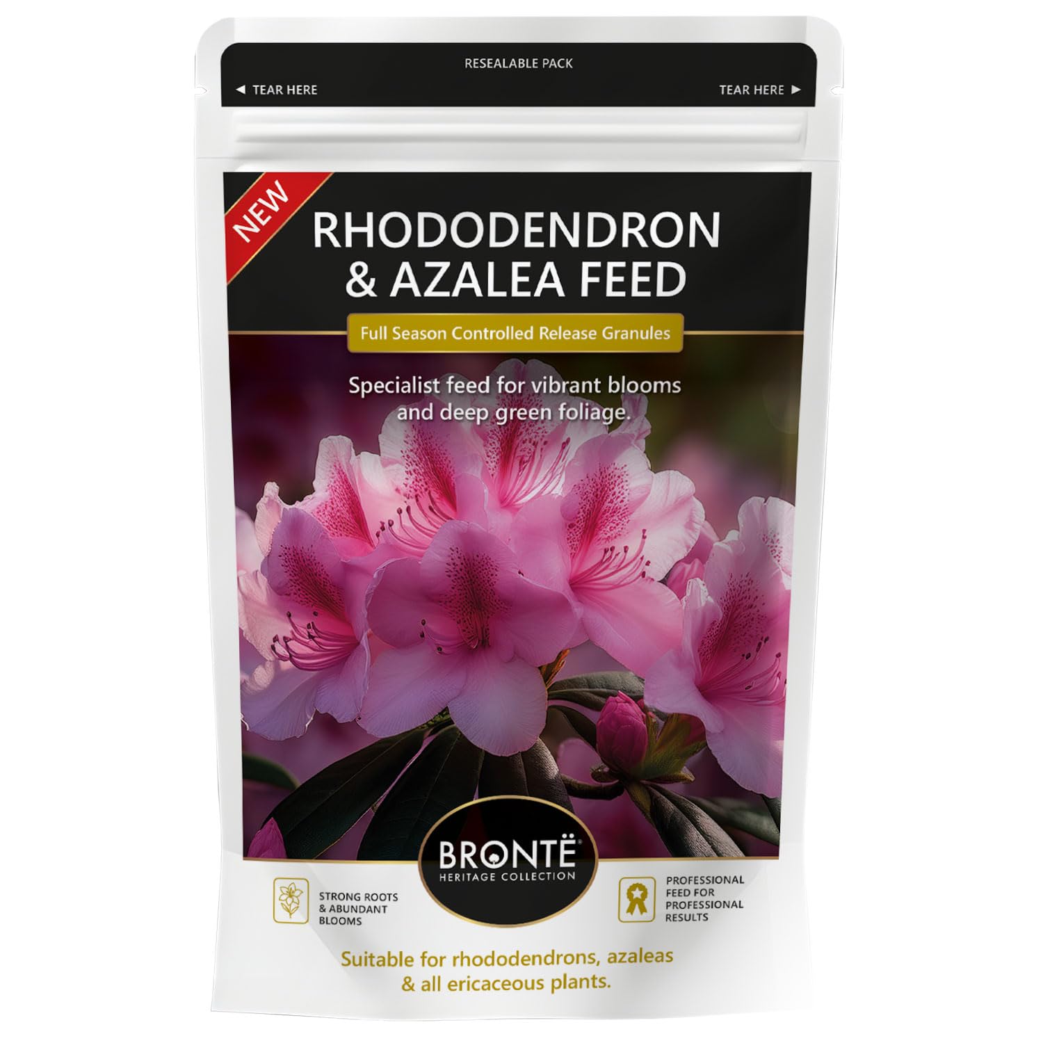Rhododendron & Azalea Fertilizer Feed 120g | Controlled Release Ericaceous Plant Food | Specialist Slow Release Granules 15-9-12 | Feeds Up to One Full Season | For Rhododendrons, Azaleas, Camellias &