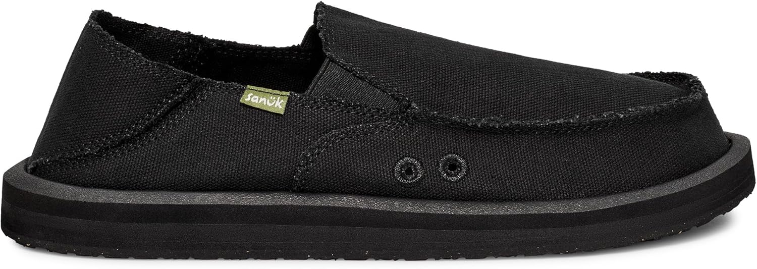 Sanuk Mens Donny Loafers for Men | Mens Shoes | Slip On Shoes for Men | Men's Slip-on Loafers | Memory Foam Footbed - Image 2