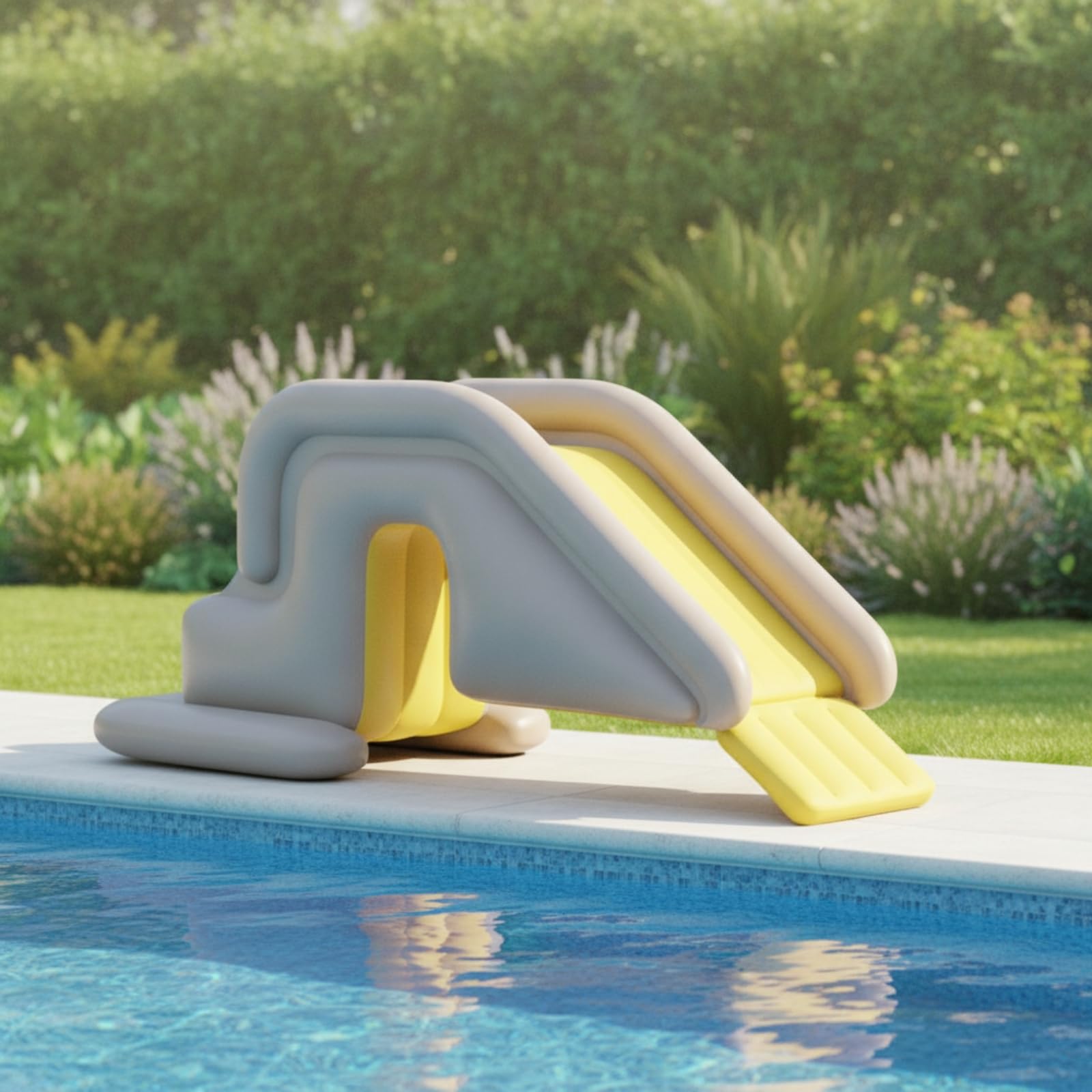 Toboggan Gonflable pour Piscine Robuste