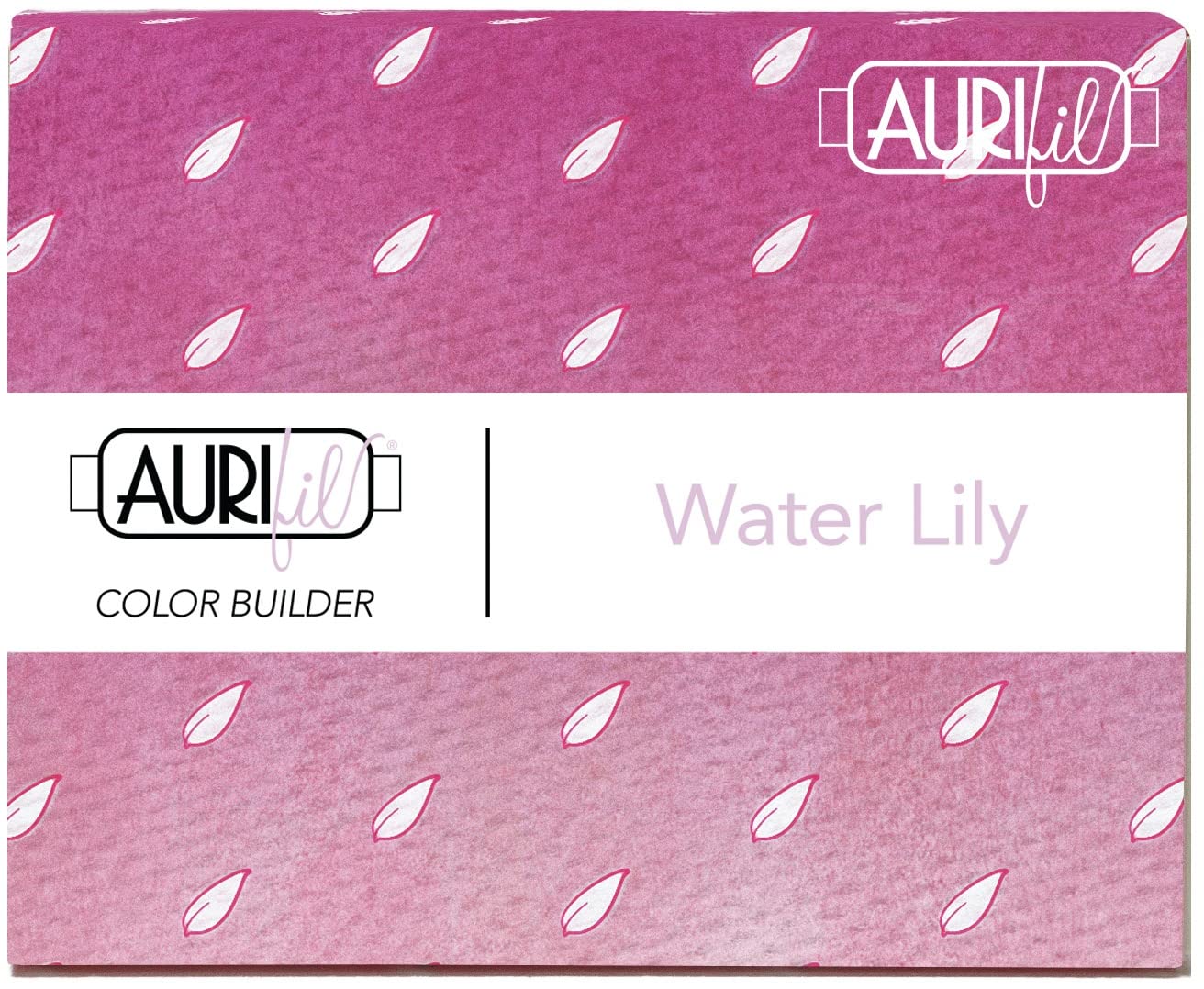 Aurifil 50wt Cotton Color Builder Amazon Water Lily fil coton couture