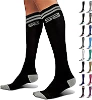 Vista 14 de SB SOX - Calcetines de compresión (20-30 mmHg) para hombres y mujeres - Calcetines de compresión para usar todo el día, mejoran el flujo sanguíneo
