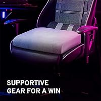 Vista 6 de Almohada para asiento extragrande para personas con sobrepeso ComfySure, con espuma viscoelástica, para silla de ruedas, oficina o coche, en gris