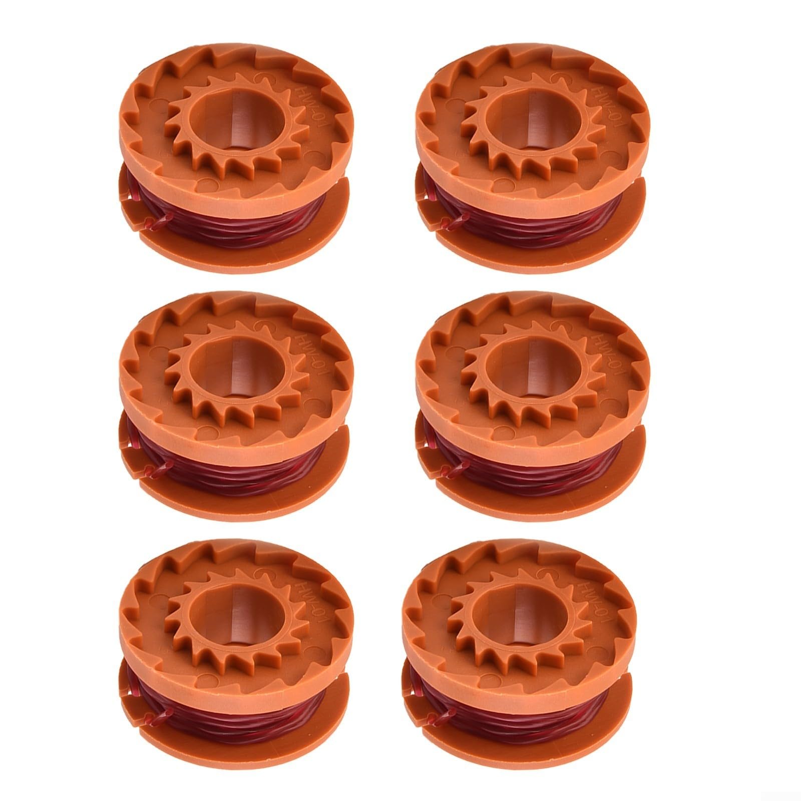EpheyFIF Strimmer Spool, Strimmer Wire Spool & Trimmer Line For Argos for McGregor 250W MET2523 GGT250G WX150 Trimmer Strimmer(6pcs)