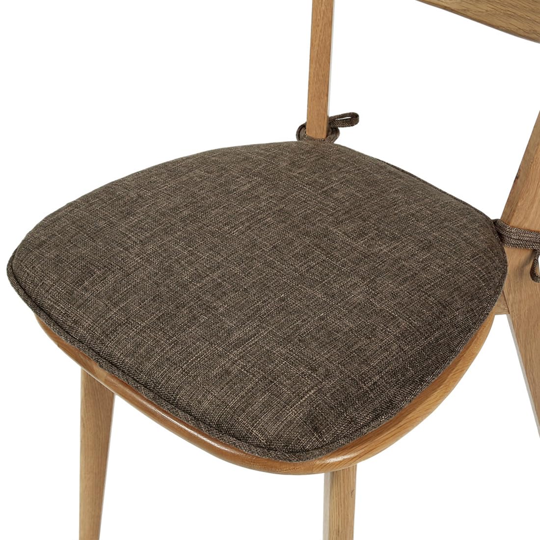 VHJdtE Seat Cushion, With Ties And Washable Cover|Comfort Breathable|Non-Slip Bottom Chair Pad For Indoor Home Decor(Brown)