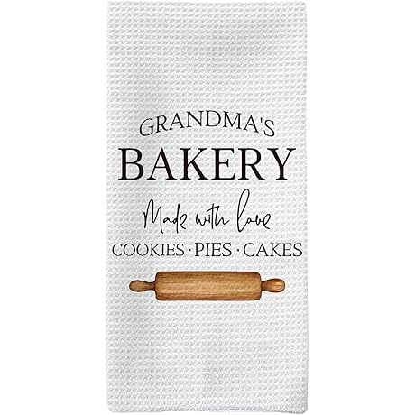 Grandma's Bakery Love Tea Towel: The Perfect Gift for Grandmothers