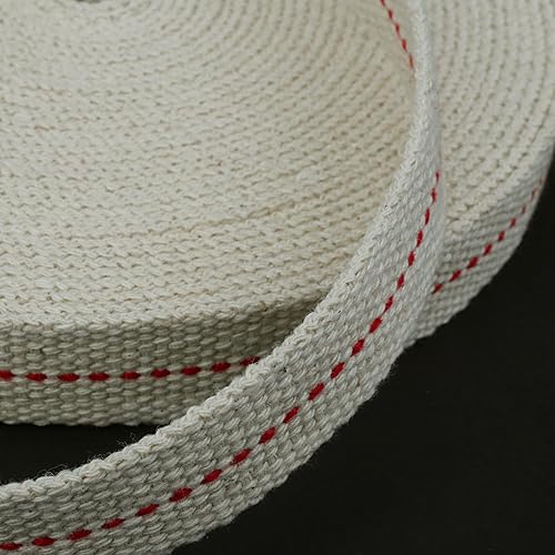 Miniatura 3 de SWATOM Mechas de lámpara de aceite de 19.7 pies3 rollos de mechas de aceite de 34 pulgadas para lámparas, linterna de algodón, reemplazo de mecha de