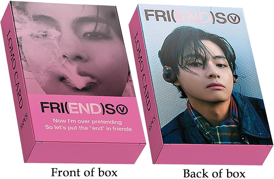 Amazon.com: PYAJUU V Photocards KPOP V FRI(END) S Album Cards