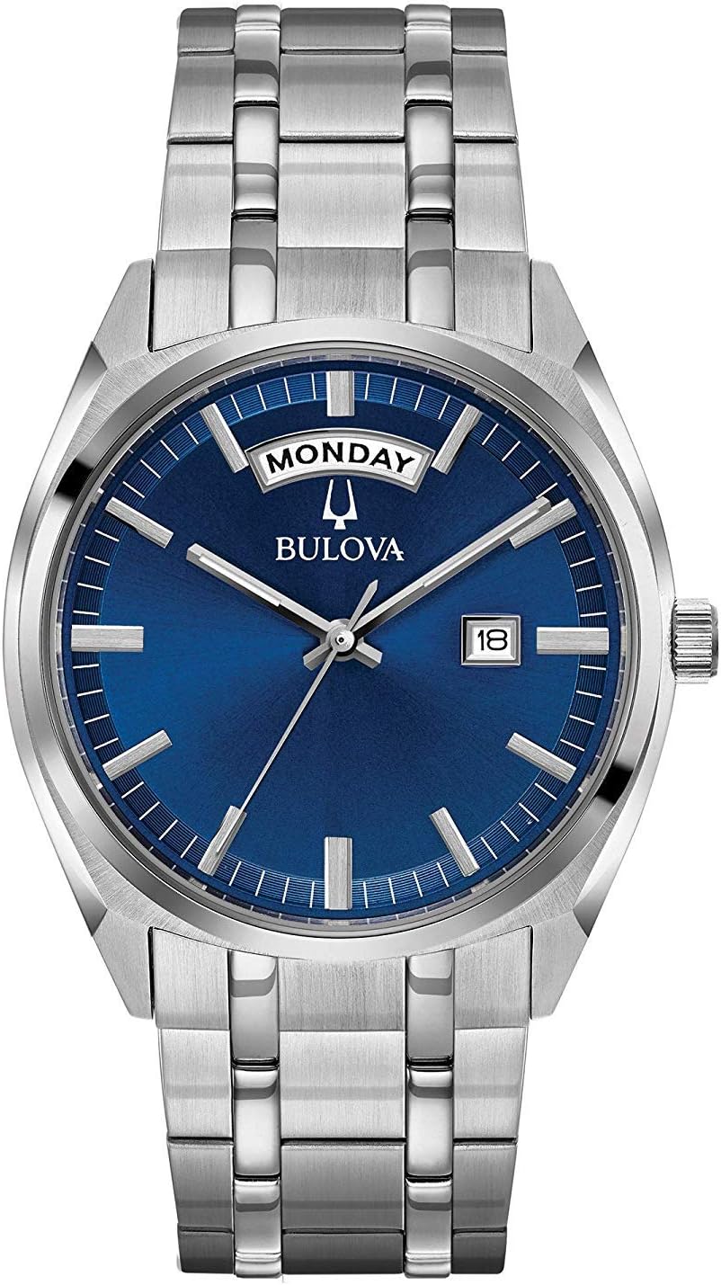 OROLOGIO UOMO BULOVA 98A242 Cronografo Quarzo Quadrante Nero Acciaio