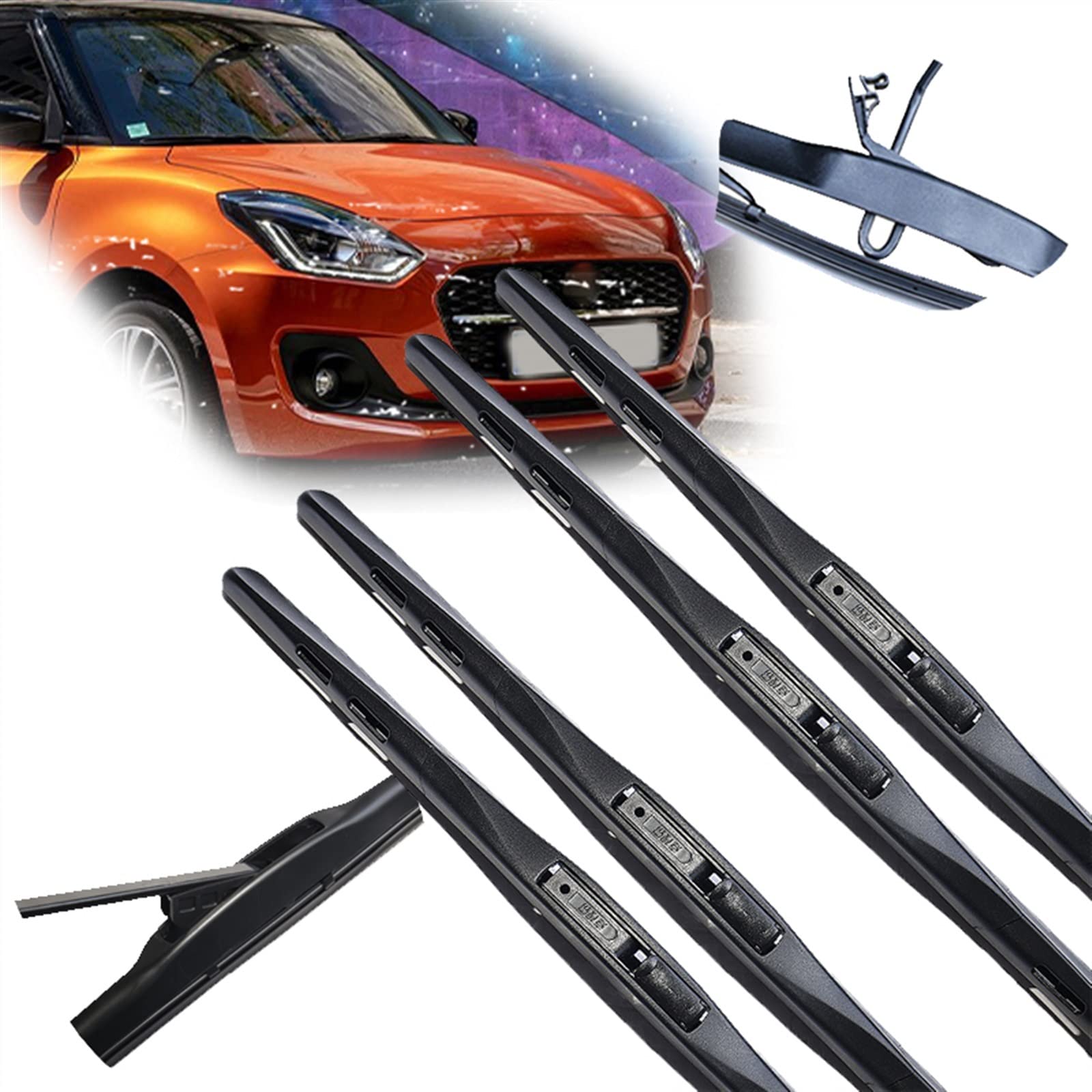 Essuie-glace avant voiture pour Suzuki Swift 2017-2022 balai pare-brise voyage
