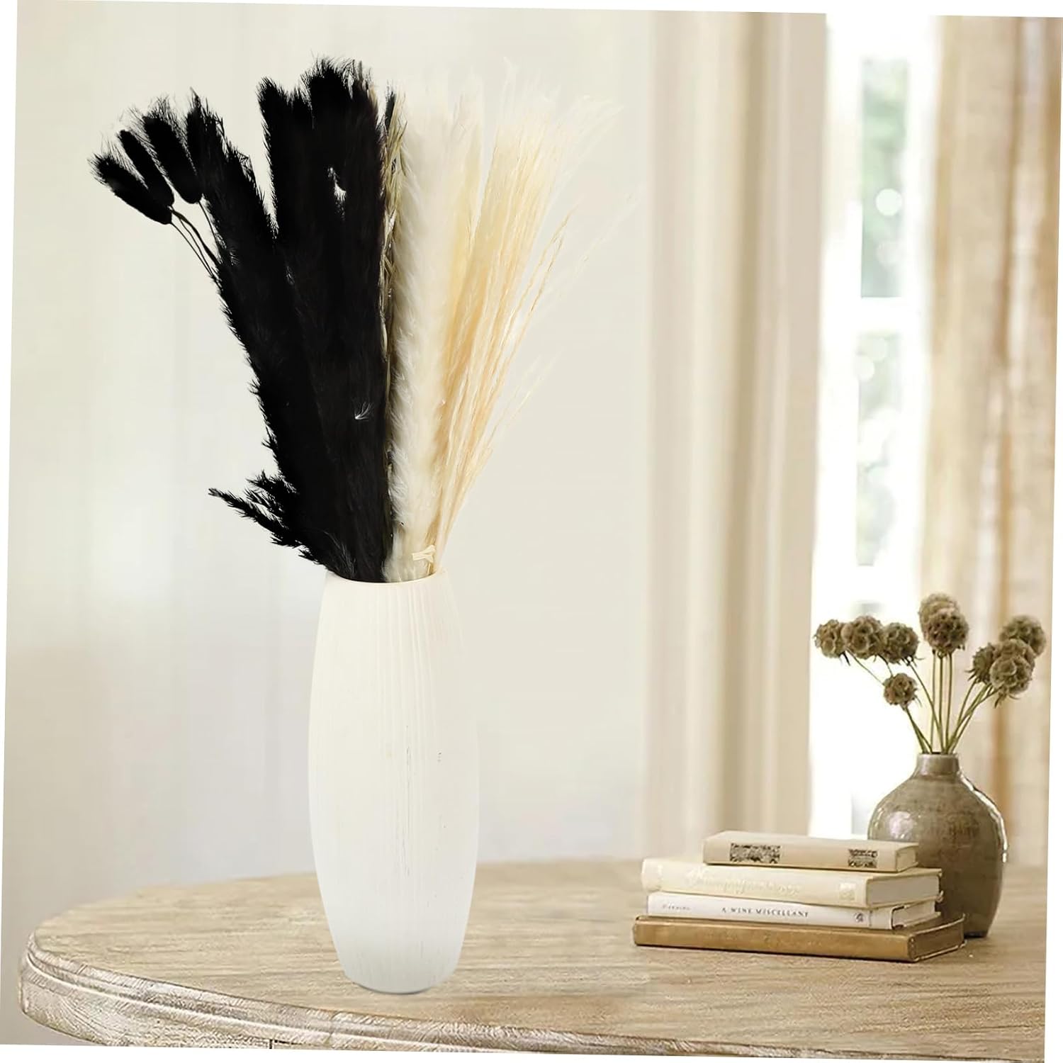 Dried Floral Arrangement Natural Home Decorations Elegant Bouquets for Living Room Office Wedding and Farmhouse Table Settings