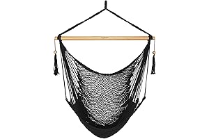 Black Hammock Chair with Premium Design and Outstanding Comfort