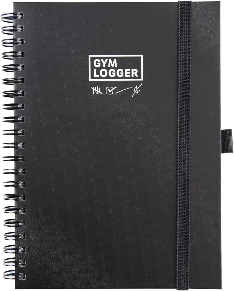 Gym Logger Hard Back Workout Diary and Fitness Logbook Record Your