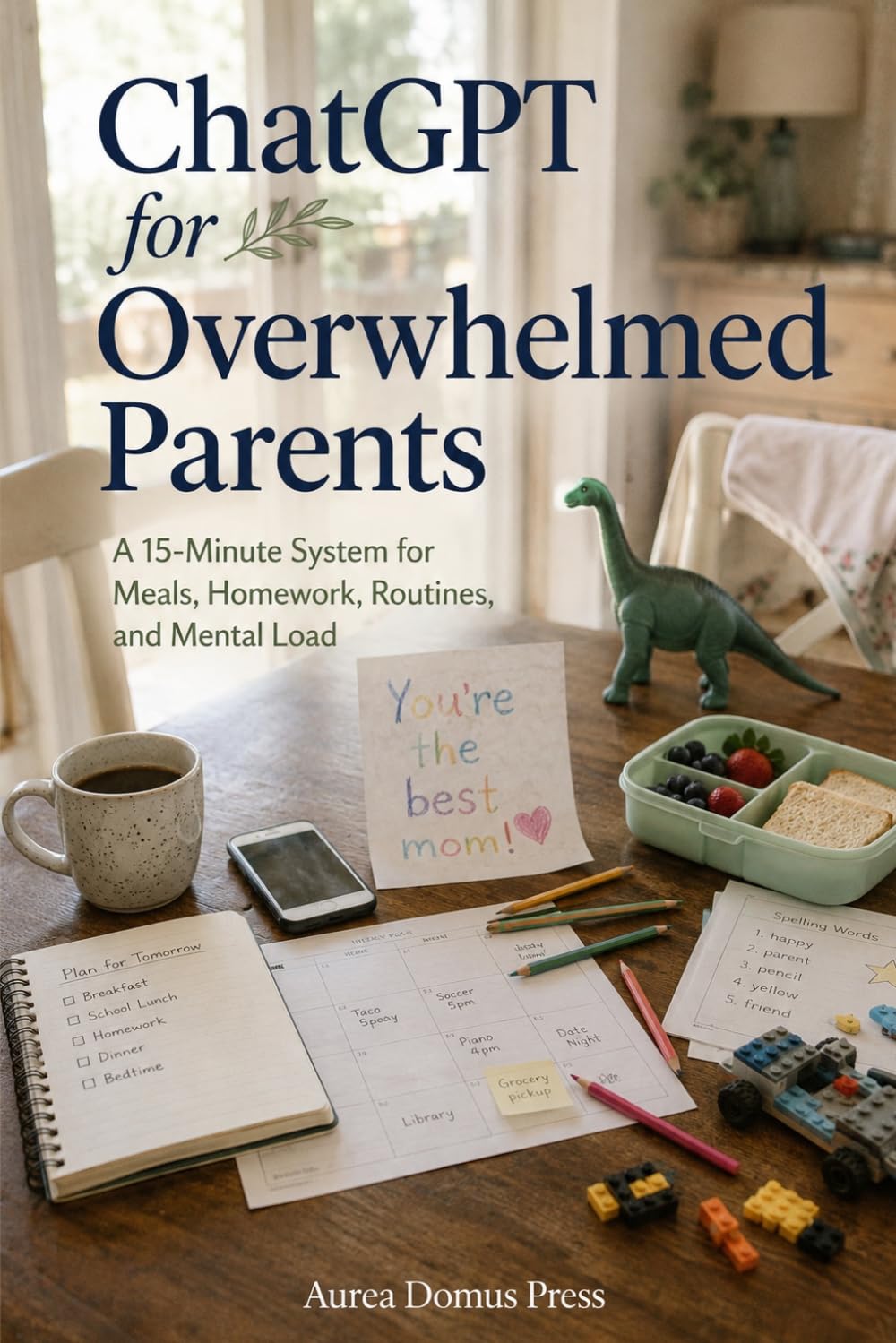 ChatGPT for Overwhelmed Parents: A 15-Minute System for Meals, Homework, Routines, and Mental Load
