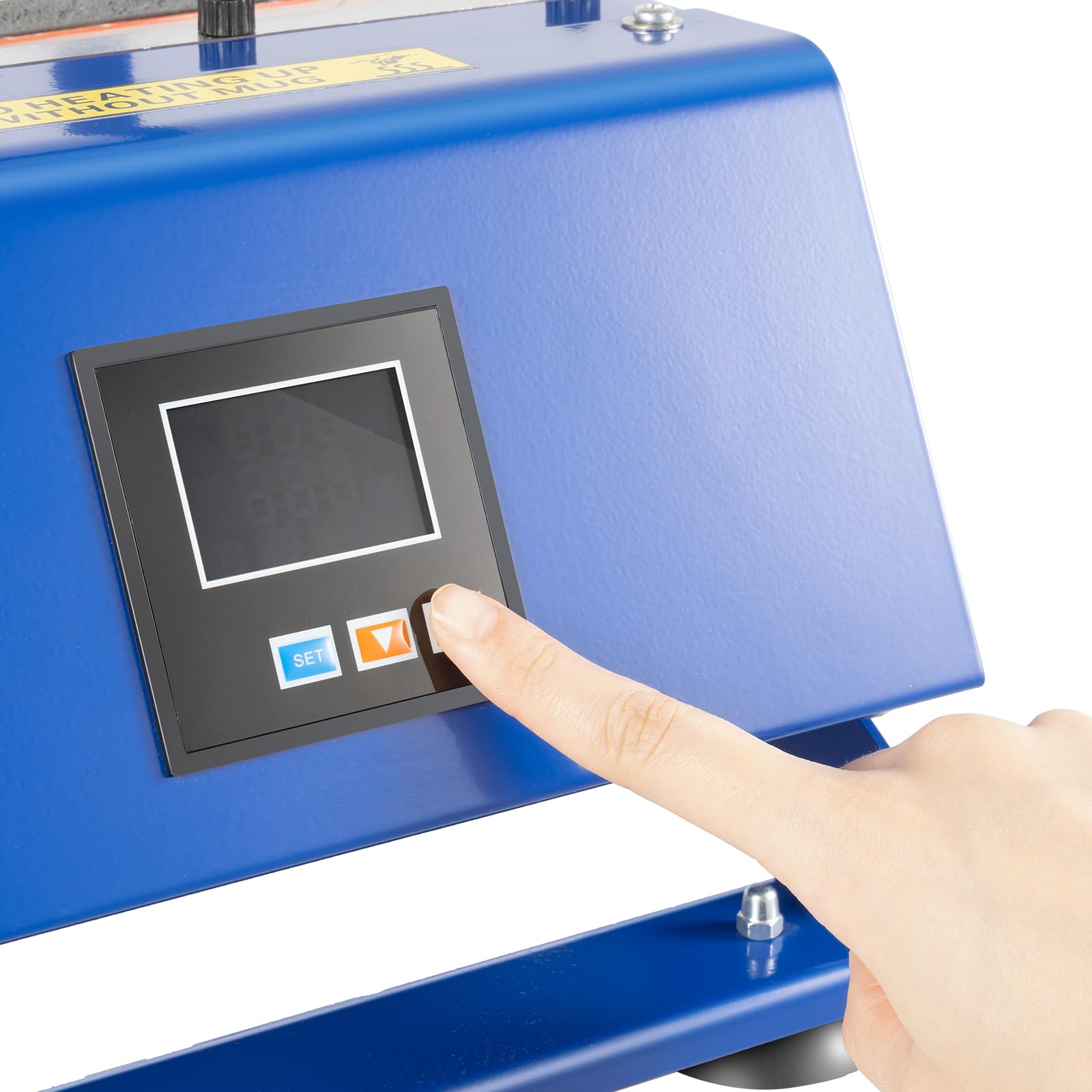 Pressa a sublimazione 6 in 1, multiforme, 200 ℃ e tazza a sublimazione con display digitale, stampa a trasferimento a caldo per regali personalizzati, tazze in ceramica